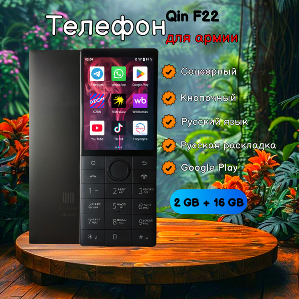 Мобильный телефон Qin F22 2/16 ГБ Google купить на OZON по низкой цене ...