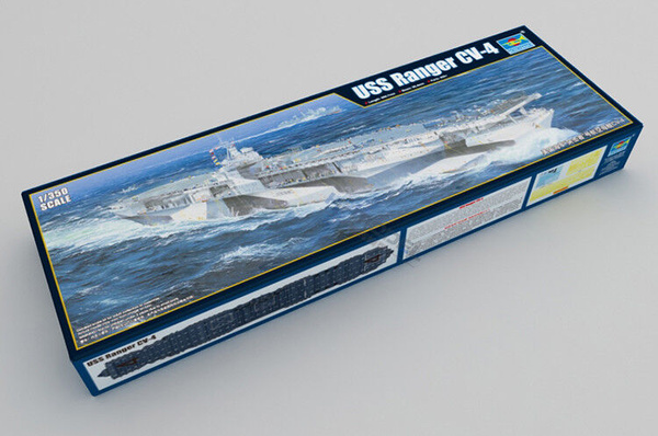 Trumpeter 05629 1/350 USS Ranger CV-4 1942 Авианосец сборная модель ...