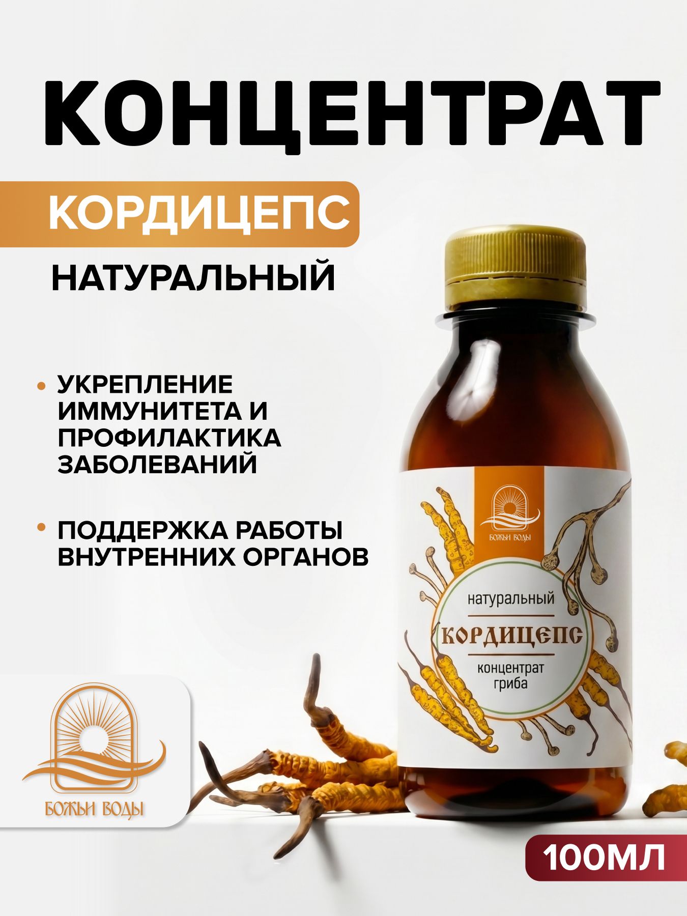 Концентрат кордицепса гриб для иммунитета натуральный