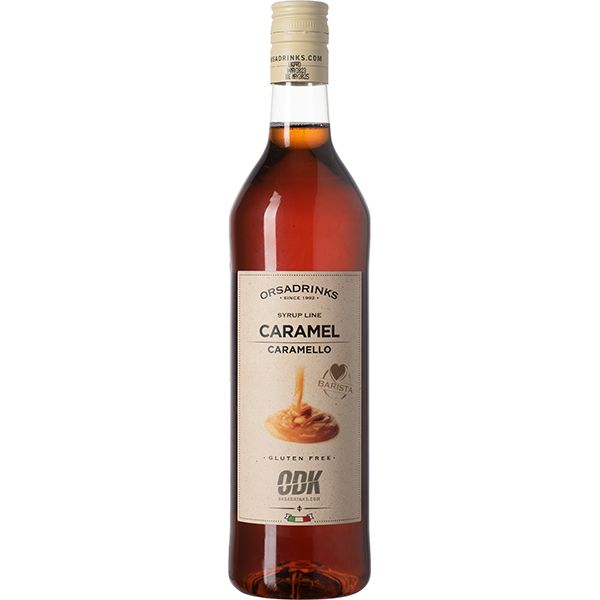 Caramel syrup. Caramel syrup