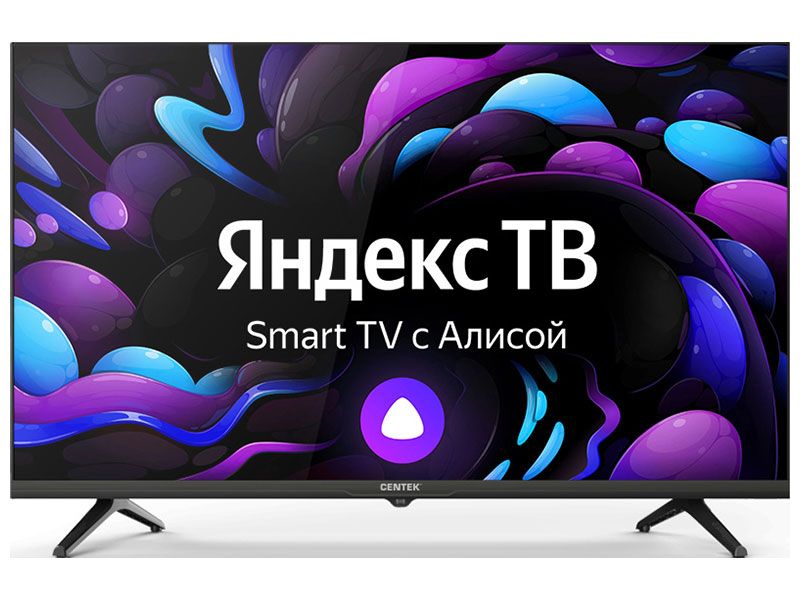 CentekТелевизорCT-8724-SMART24"HD,черный