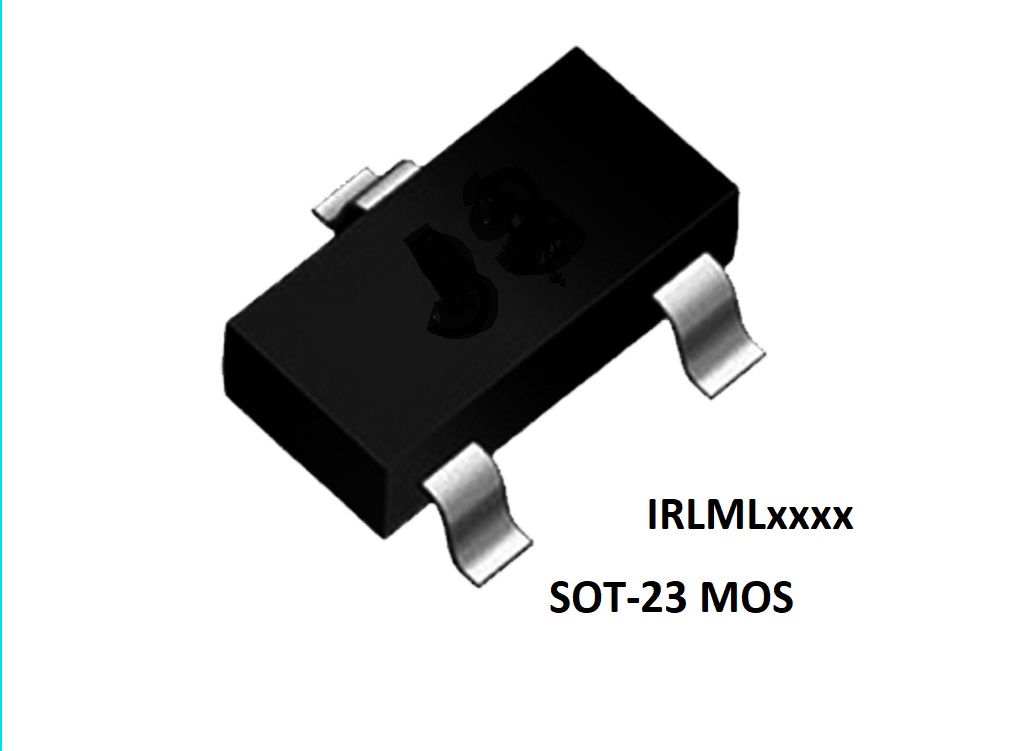 10штук,ТранзисторP-каналIRLML6401SOT23,MOSFET,12В,4.3А,0.085Ом