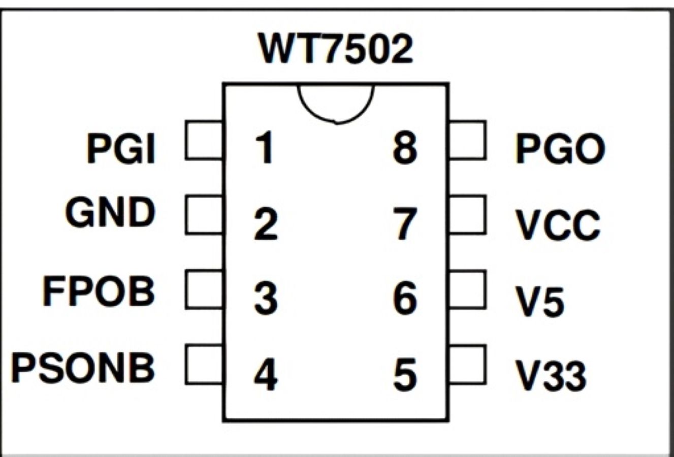 МикросхемаWT7502SOP-8