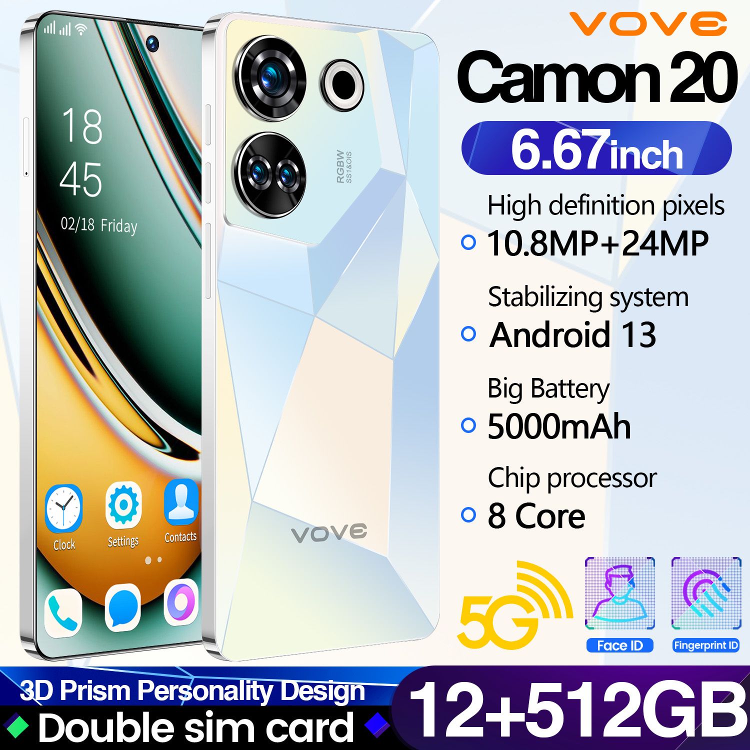 Смартфон Camon 20 абсолютно новый оригинальный мобильный телефон, телефон с  официальной гарантией качества, 12GB+512GB большой памяти, 18 миллионов  пикселей ультравысокой четкости, 3.36GHZ очень быстро работает Note30 -  купить по выгодной цене в