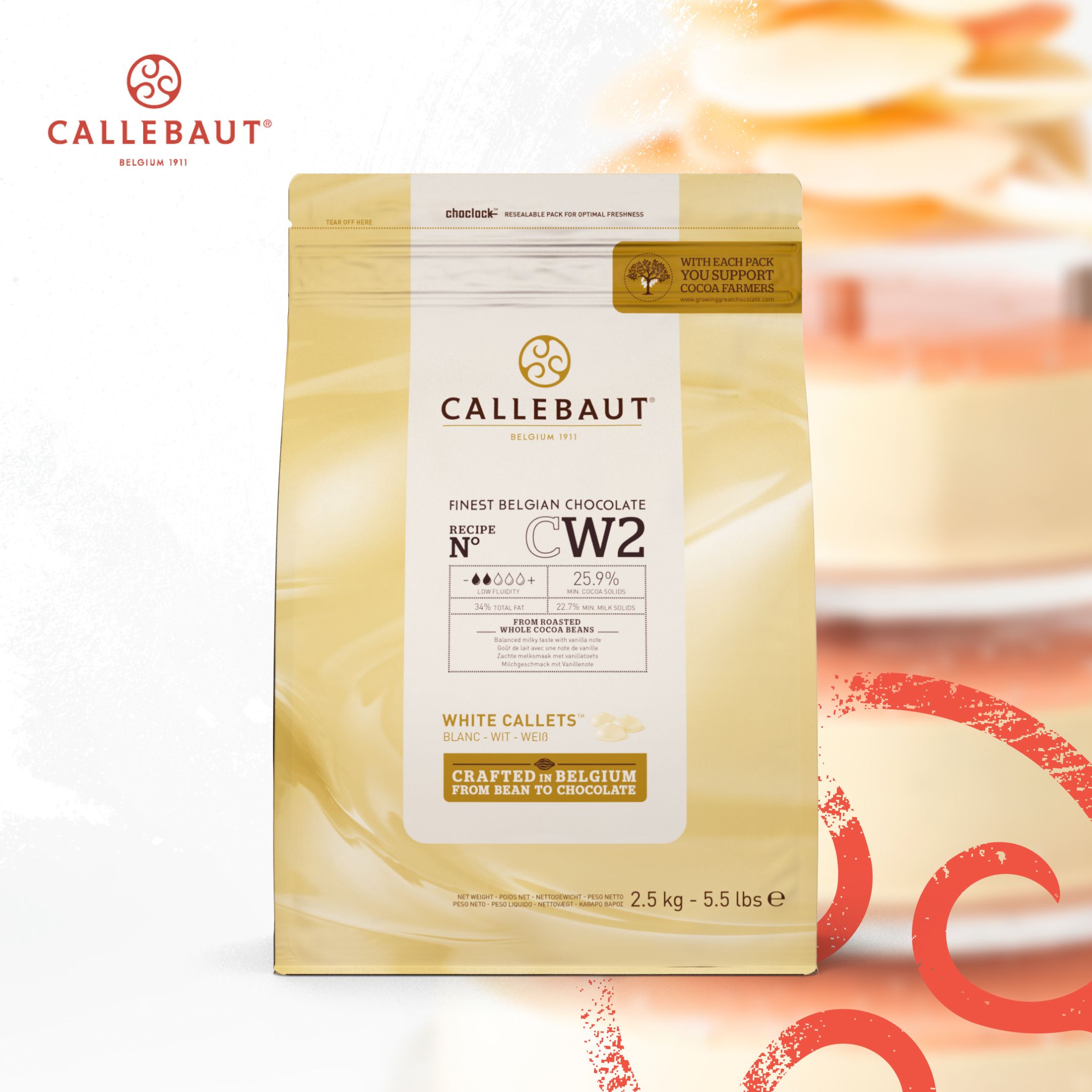 Шоколад Белый Callebaut Recipe 25,9%, в каллетах, 2,5кг CW2-RT-U71 Бельгия  - купить с доставкой по выгодным ценам в интернет-магазине OZON (536882656)