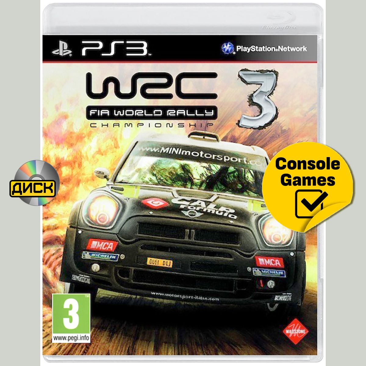 PS3 WRC (английская версия). Товар уцененный