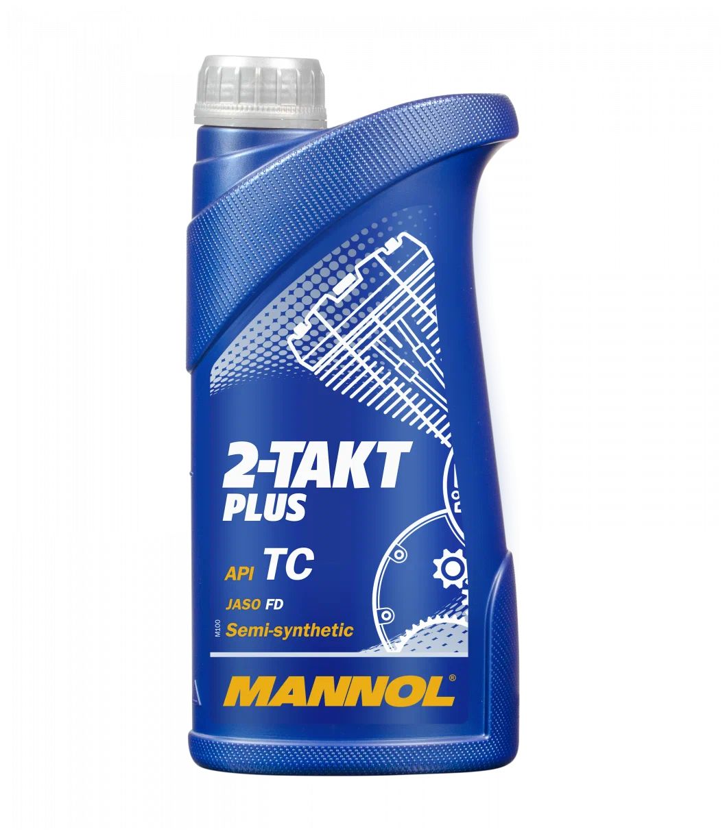 MANNOL 2Т Масло моторное, Полусинтетическое, 1 л