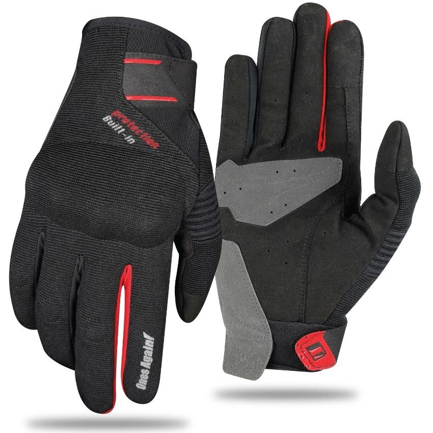 Ones Again Перчатки Gladiator MG-12, black-red L