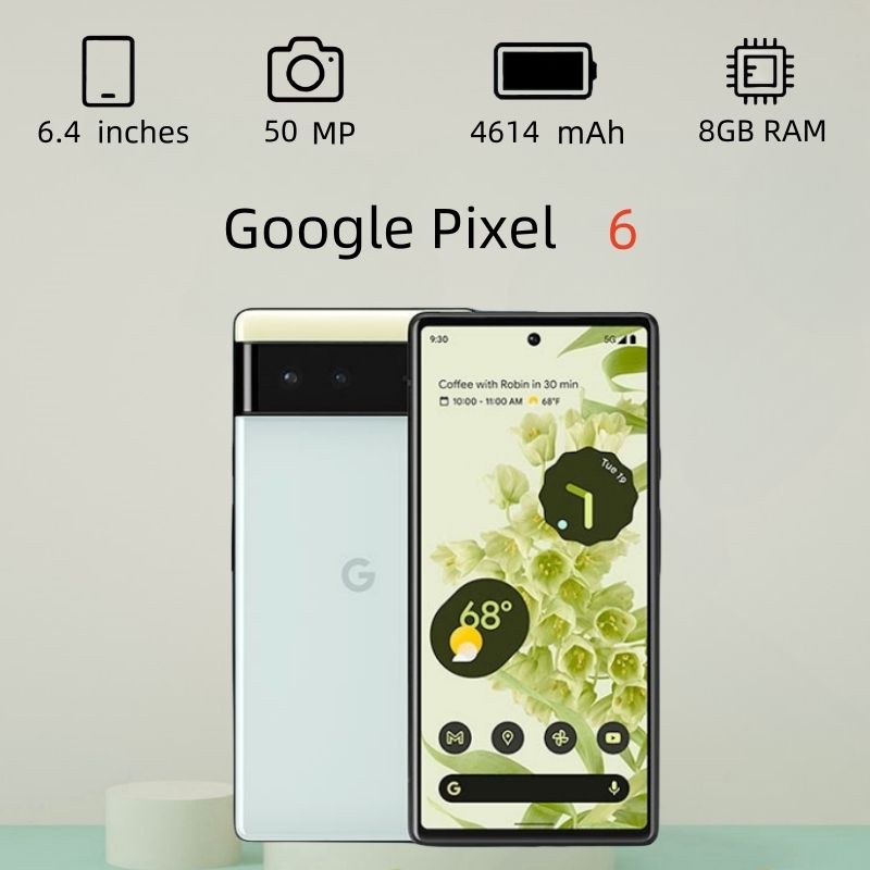 GoogleСмартфонPixel68GBUSA8/128ГБ,зеленый