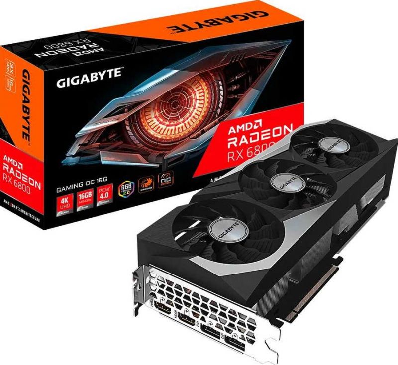 GigabyteВидеокартаRadeonRX68001616ГБ(GV-R68GAMING-16GD)