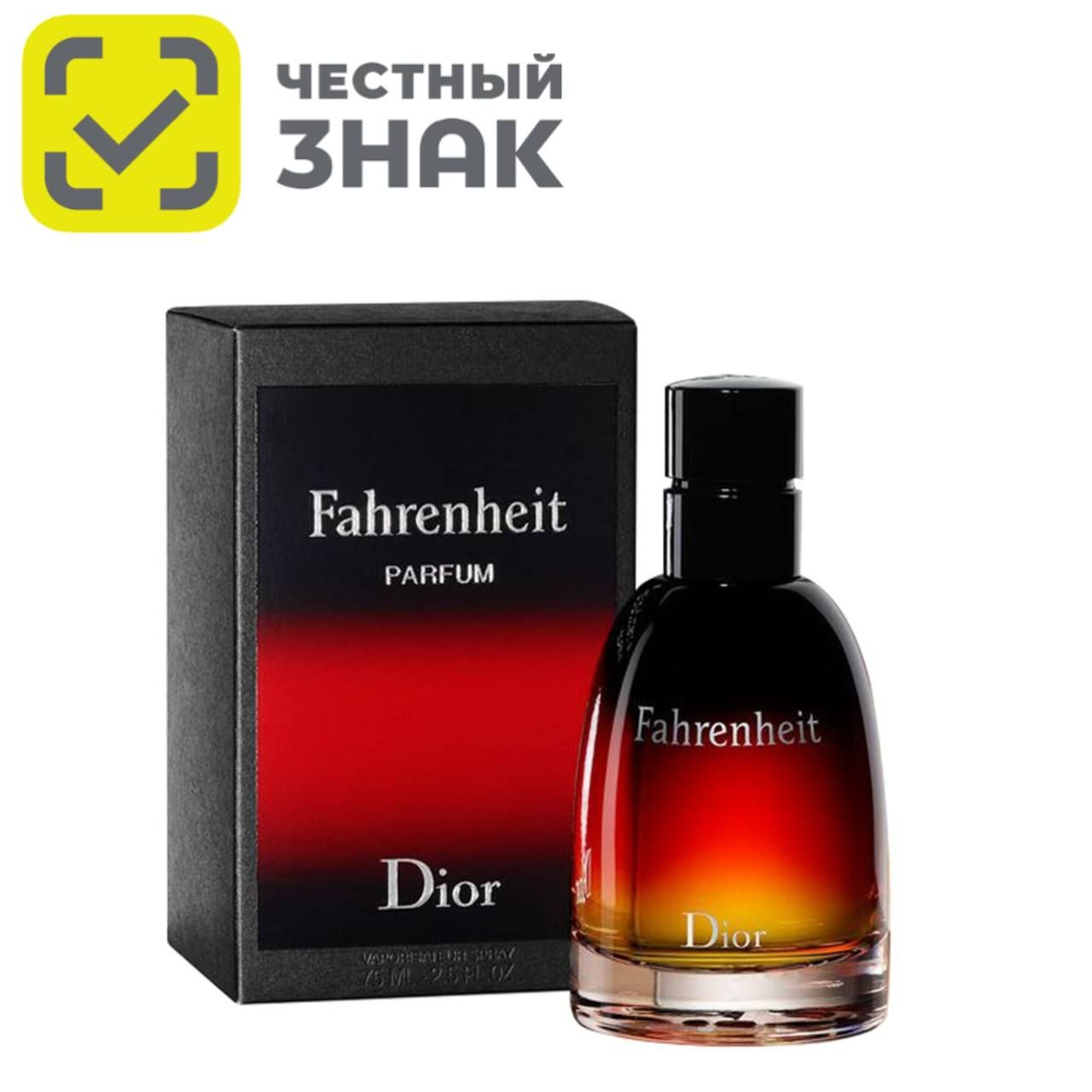 Christian Dior Fahrenheit Parfum Кристиан Диор Фаренгейт Парфюм Парфюмерная вода 75 мл