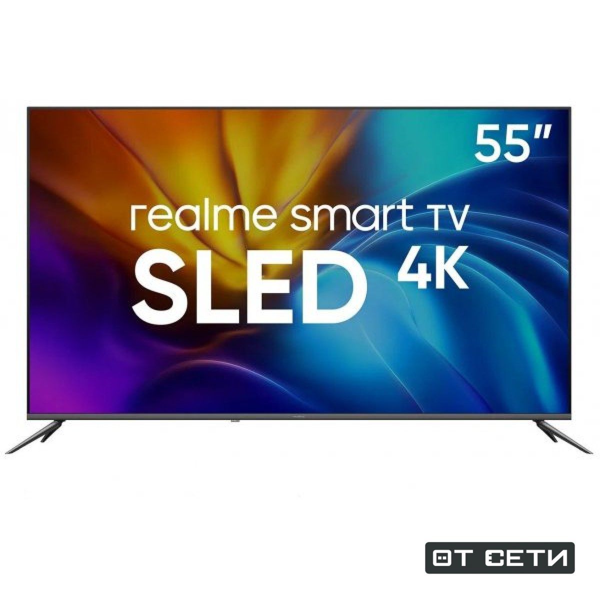 realmeТелевизор55",черный