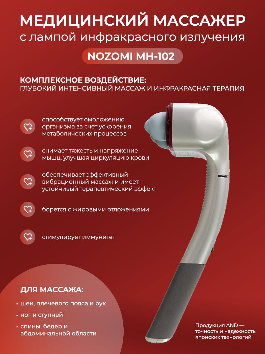 Купить Электрический Массажер Nozomi Мн 102