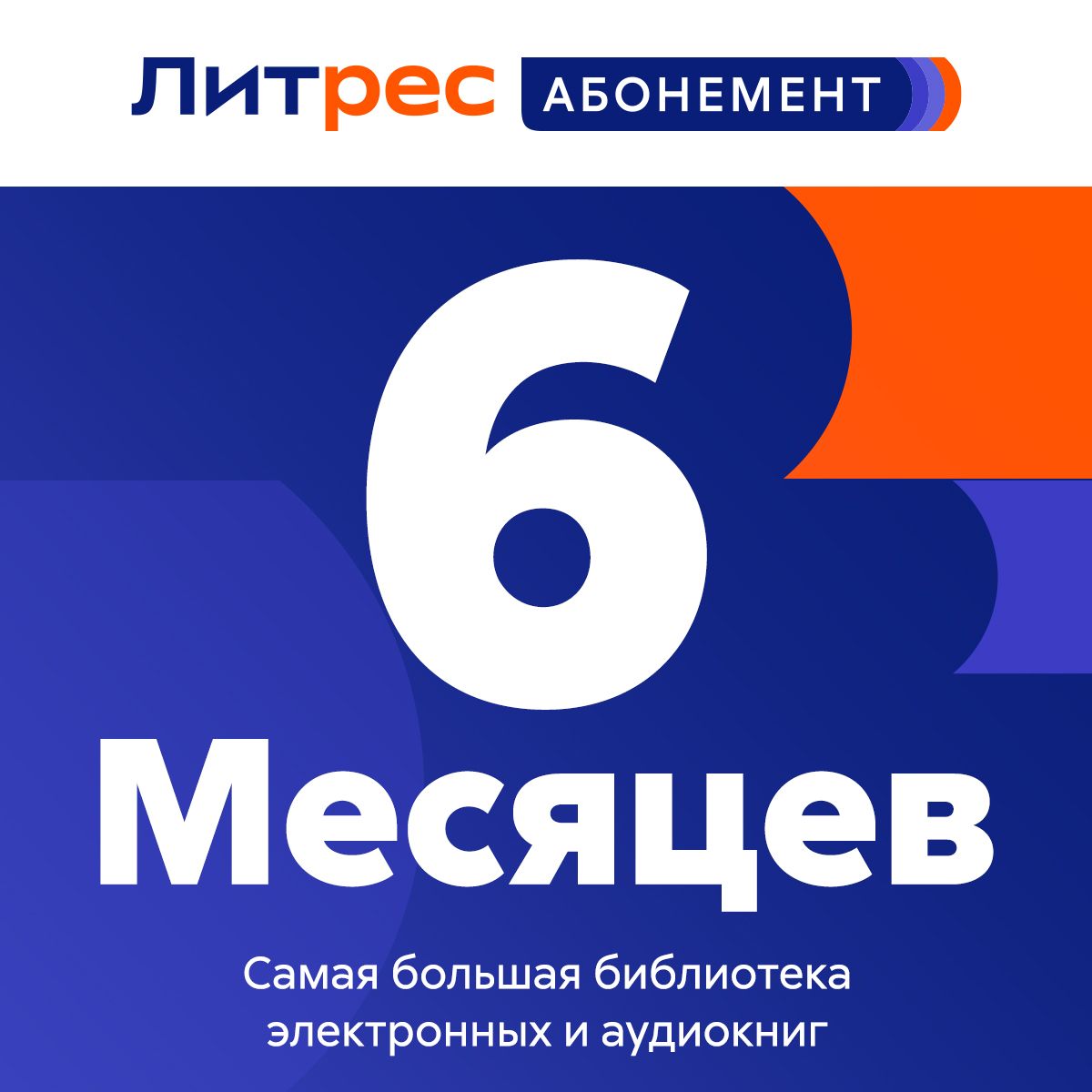 Литрес Абонемент на 6 месяцев купить по выгодной цене в интернет-магазине  OZON.ru (263157691)