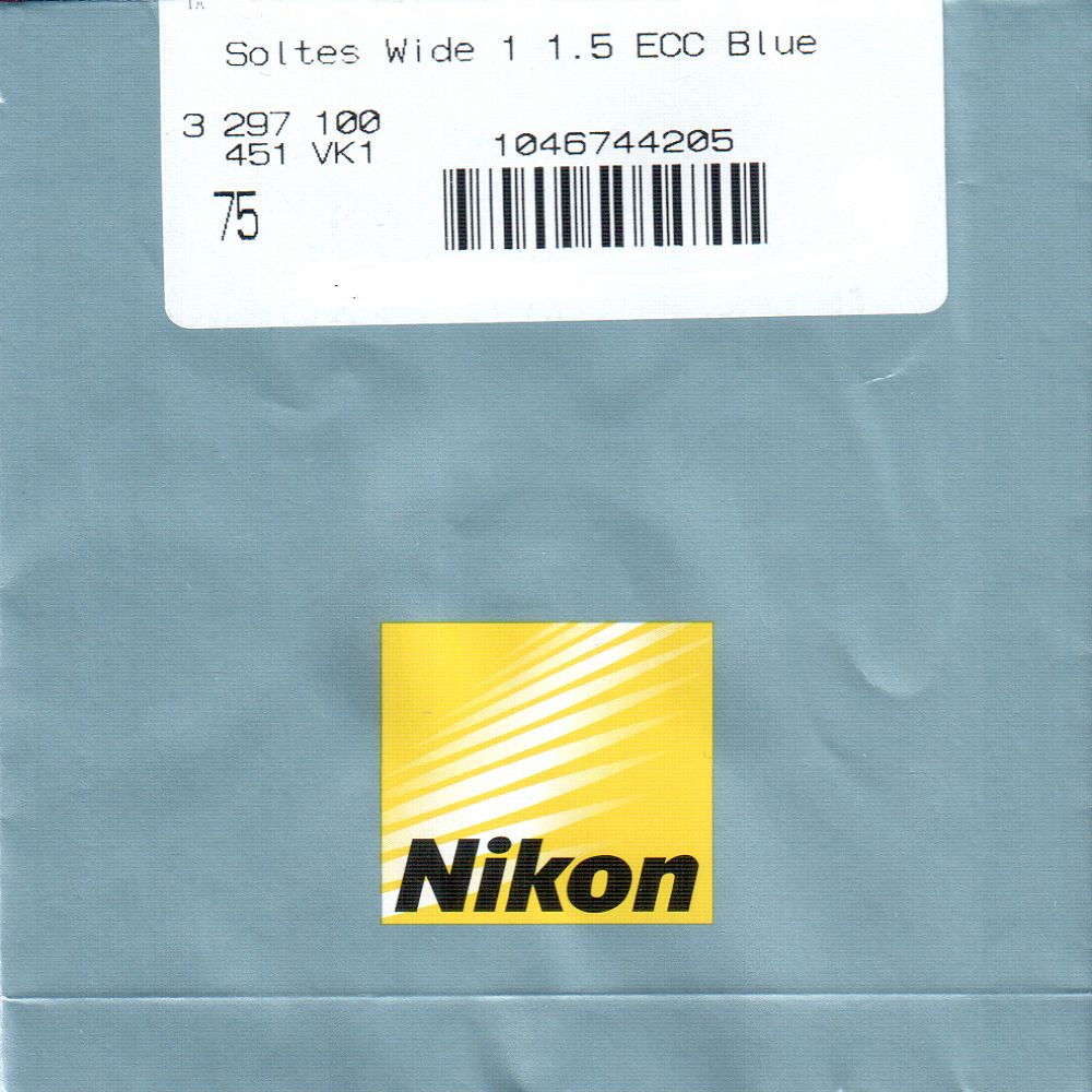 Правая +2.25 офисная линза для очков 1.50 Nikon Soltes Wide ECC Blue с  защитой от синего спектра диаметр 75 R - купить с доставкой по выгодным  ценам в интернет-магазине OZON (584907134)