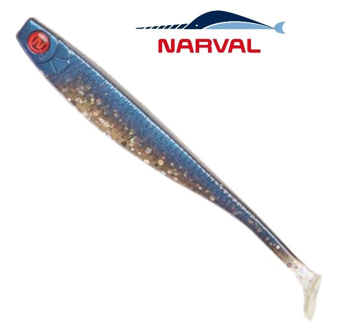 Приманка силиконовая Narval Fishing Skinny 14cm цв. #036-Tasty Morsel / Виброхвост Нарвал на судака, щуку, окуня