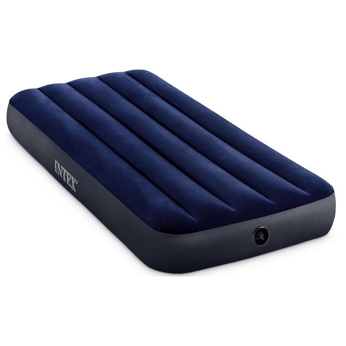 Надувной матрас intex 64756 classic downy airbed fiber tech 76х191х25 см