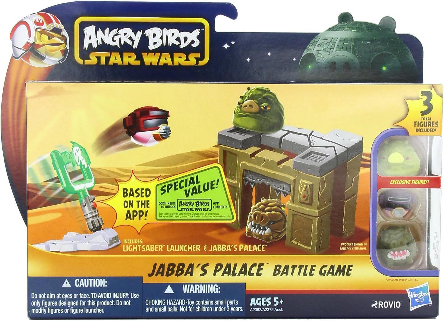 Статуэтка и аксессуары, Angry Birds - Star Wars,Игра Бой во дворце Джаббы