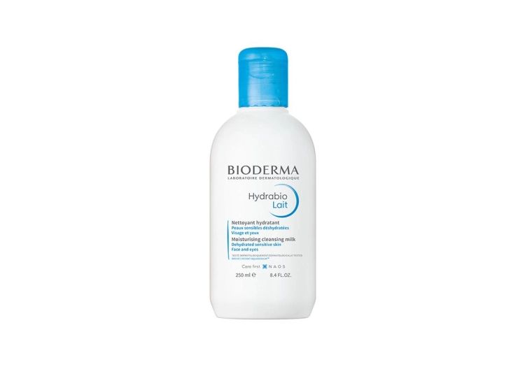 Биодерма для снятия макияжа с глаз Bioderma Hydrabio Milky Cleanser увлажняющее молочко для снятия макияжа 250 мл -