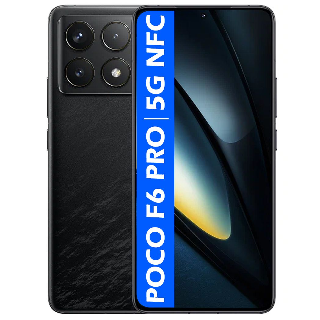 XiaomiСмартфонРОСТЕСТ(ЕВРОТЕСТ)PocoF6Pro5GNFC16/1ТБ,черный