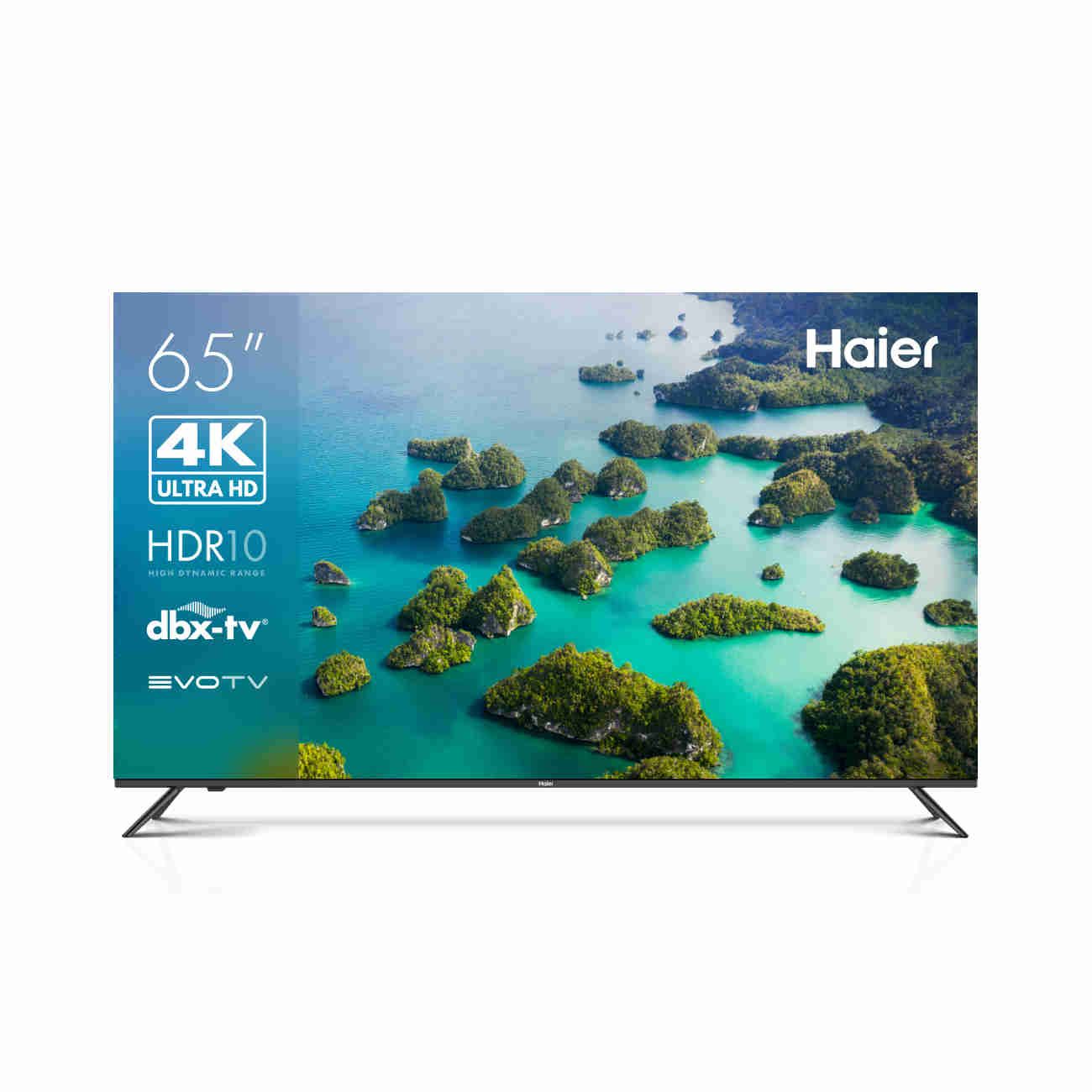 Haier Телевизор 65 Smart TV S2 65" 4K UHD, черный