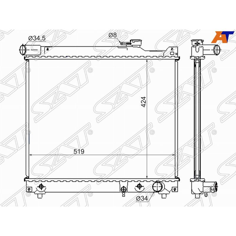 Купить Радиатор Охлаждения На Сузуки Витара