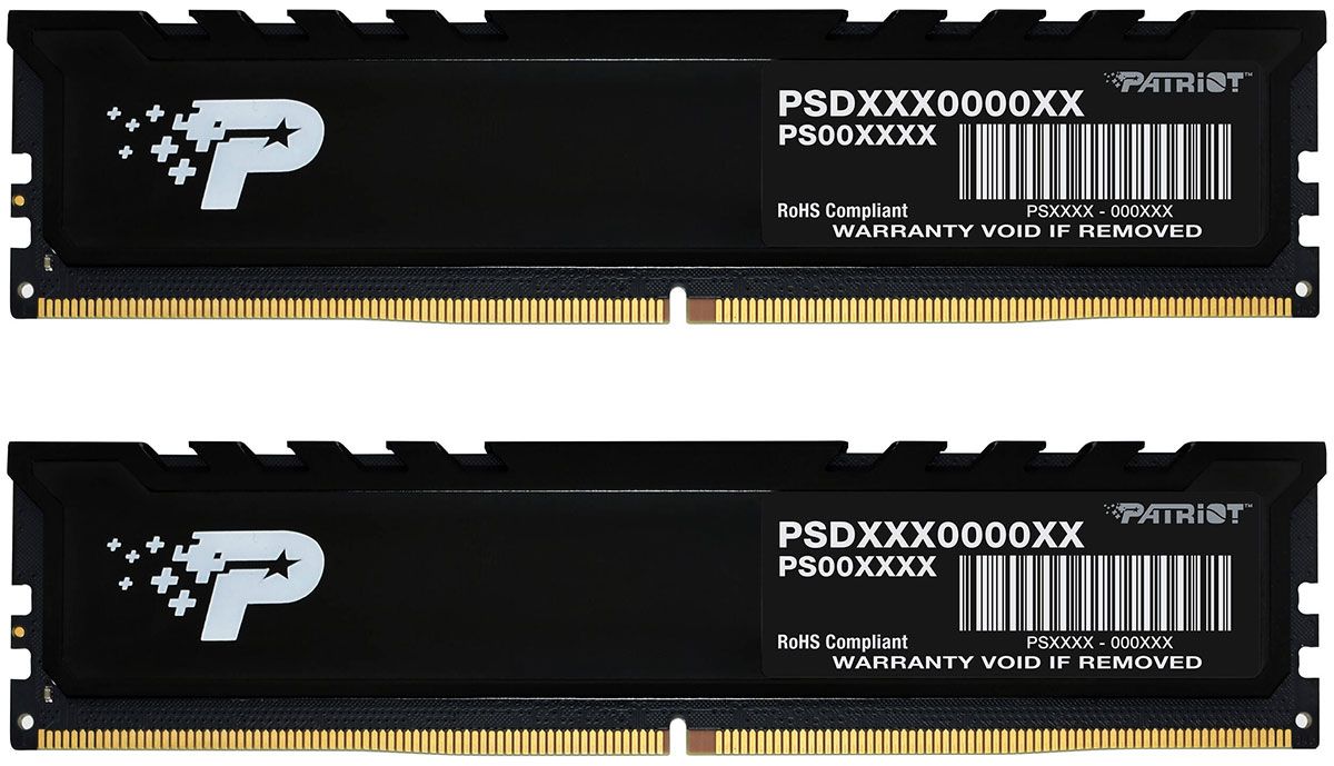 PatriotMemoryОперативнаяпамятьDDR532GB(2x16GB)5600MHzSignatureLinePremium(PSP532G5600KH1)2x16ГБ(DDR532GB(2x16GB)5600MHzSignatureLinePremium(PSP532G5600KH1))