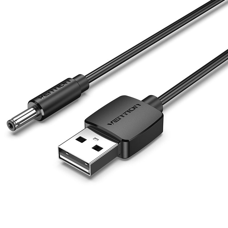 Кабель Vention USB AM - DC-Jack 3.5mm 1m Black CEXBF