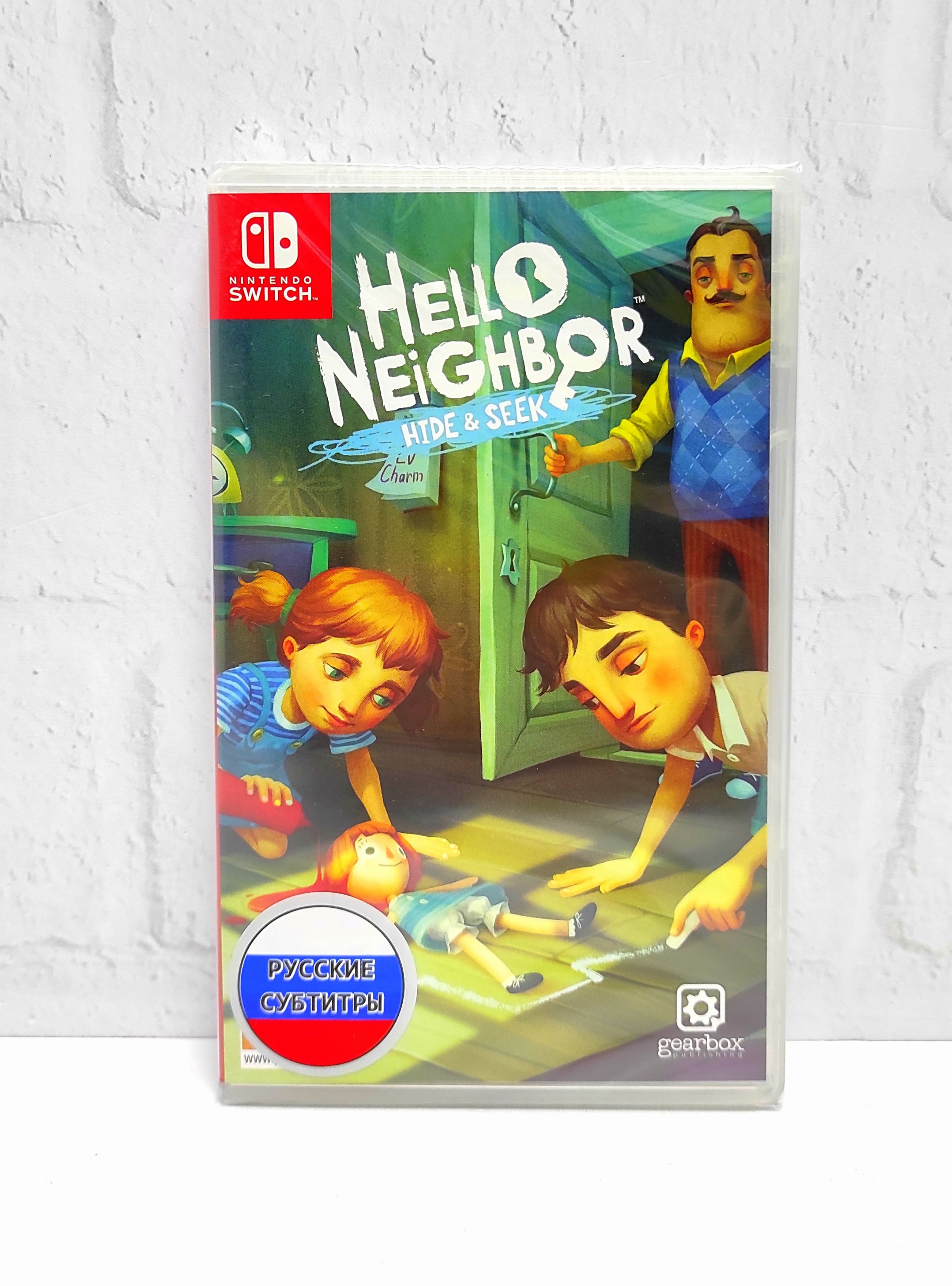 Привет Сосед Hello Neighbor Hide & Seek Русские субтитры Видеоигра на картридже Nintendo Switch