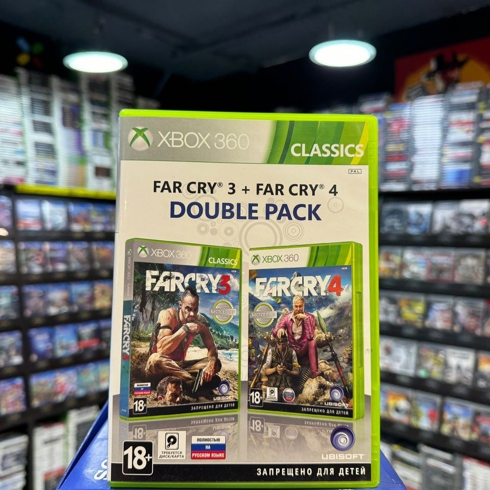 Игра Far Cry 3 + Far Cry 4 (Xbox 360) (Русская версия) (Box)