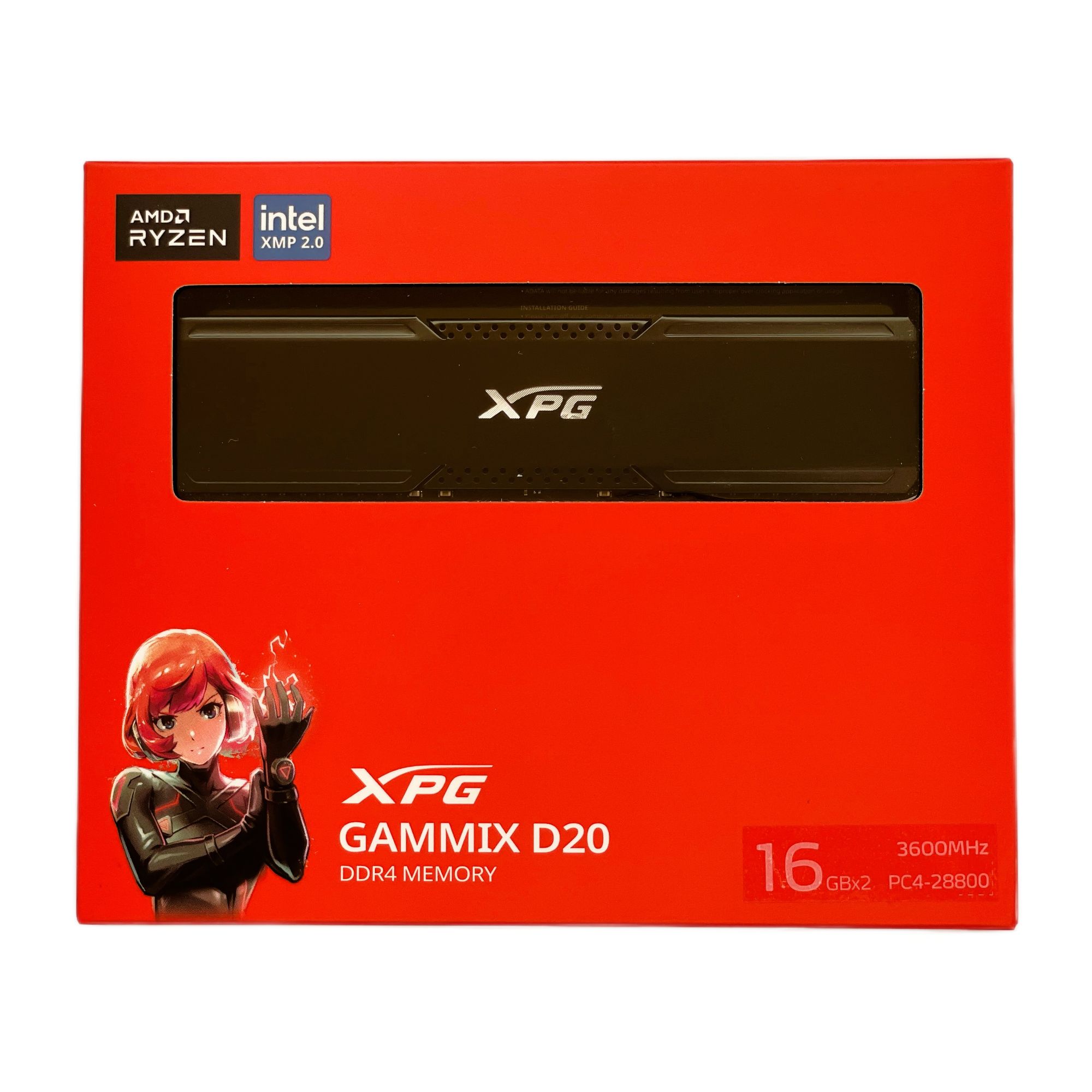 Adata Xpg D20 Adata XPG GAMMIX D20 DDR4 3200MHz CL16 RAM