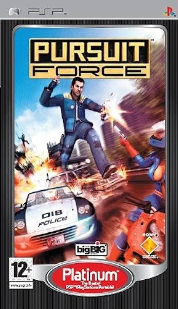 Игра Pursuit Force (PlayStation Portable (PSP), Английская версия)