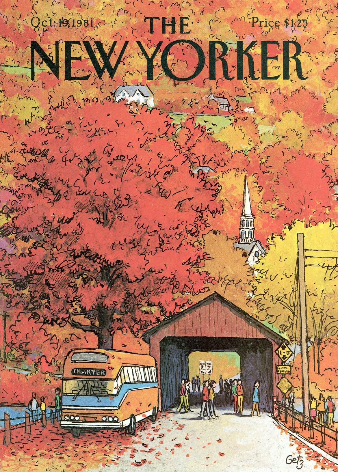 OldCoversПостер""TheNewYorker(19октября1981)"",70смх50см