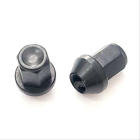 Колесные гайки черные М12х1.25 ключ 17 Farad (10шт.) 2