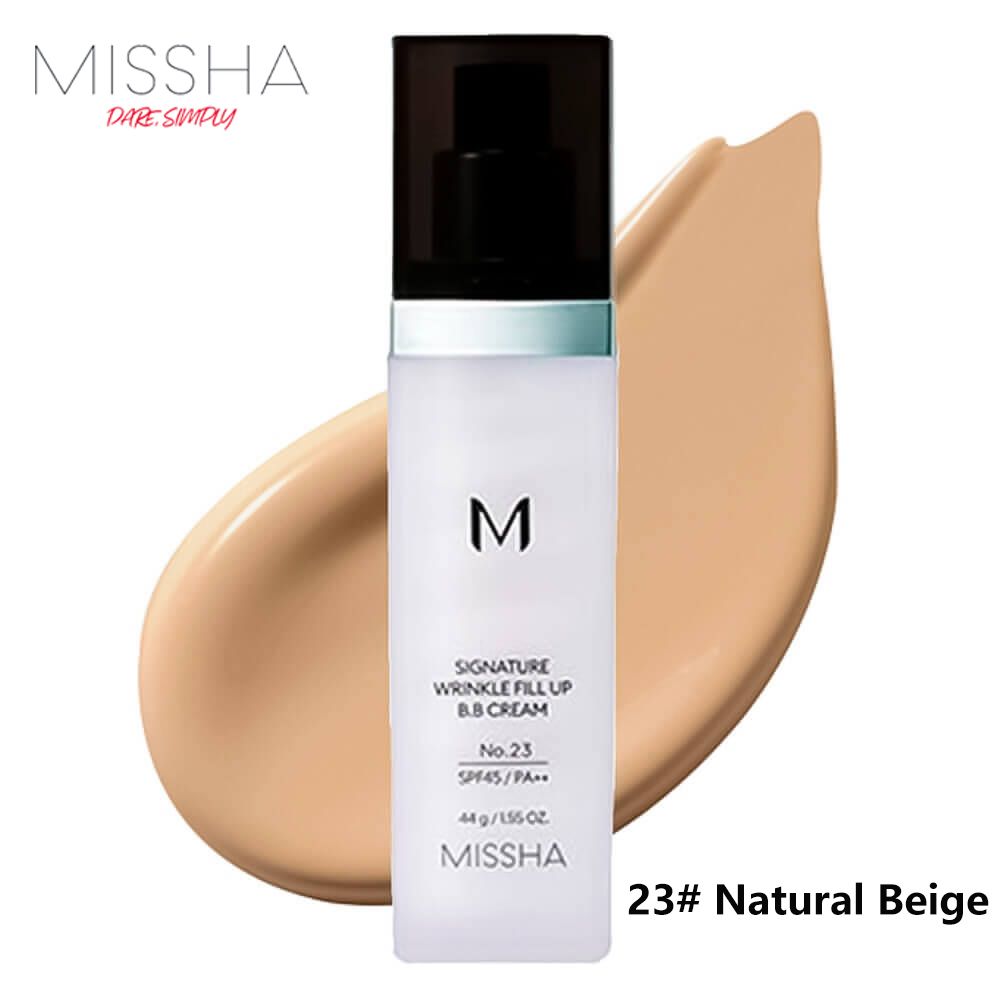 BB крем MISSHA Signature Wrinkle Fill Up BB Cream 44г (SPF37 PA++) 23# Natural Beige,корейская косметика,Тональный ББ крем для лица