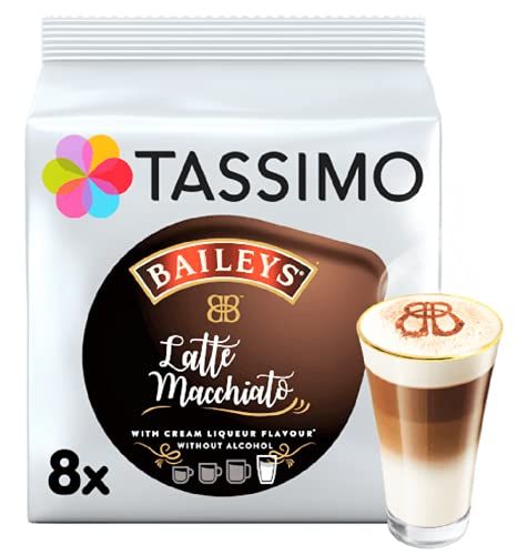 TassimoBaileysLatteMacchiatoPodsT-Discs,8напитков(эквивалент),16штук