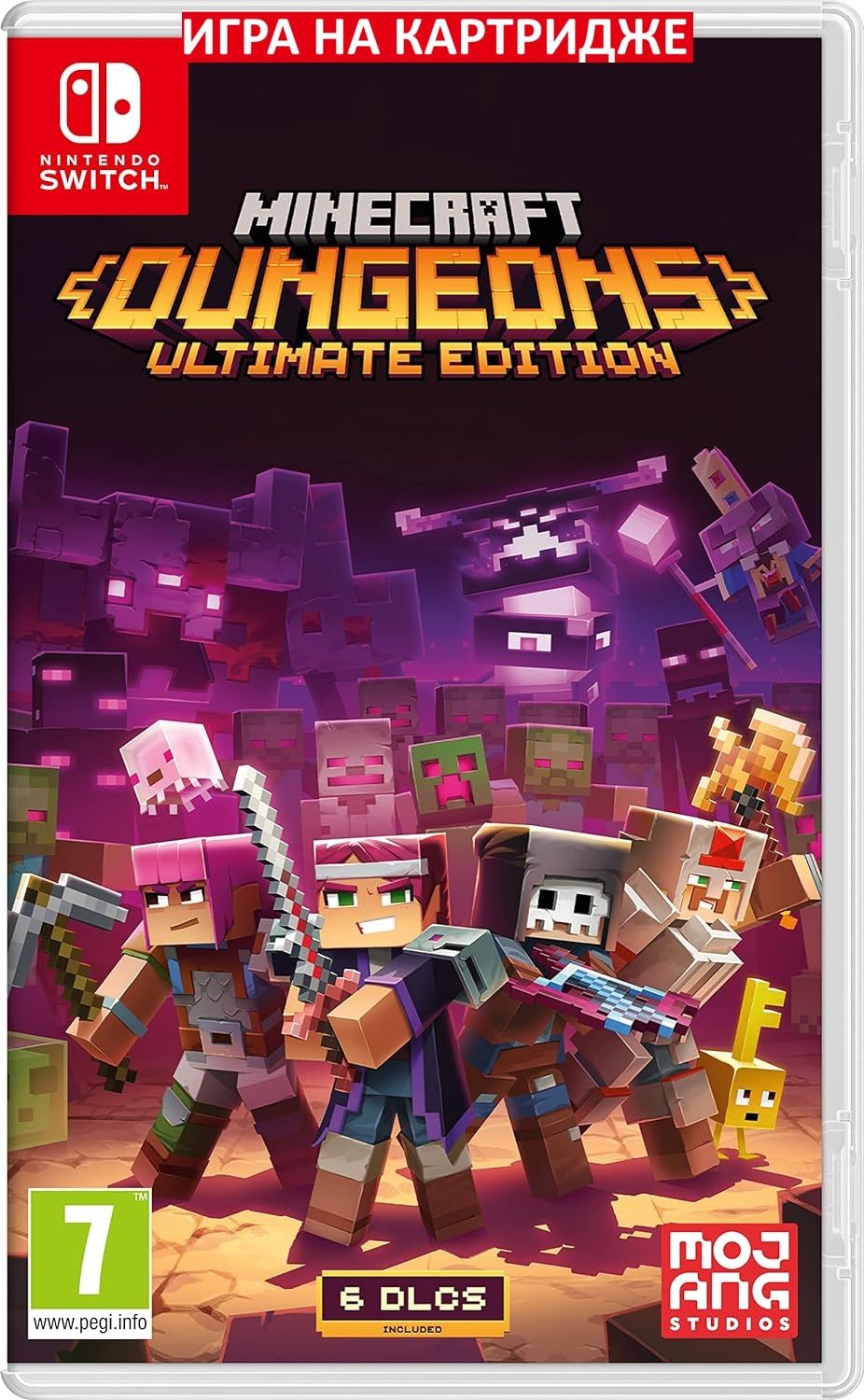 Игра Minecraft Dungeons (Nintendo Switch, Русские субтитры)