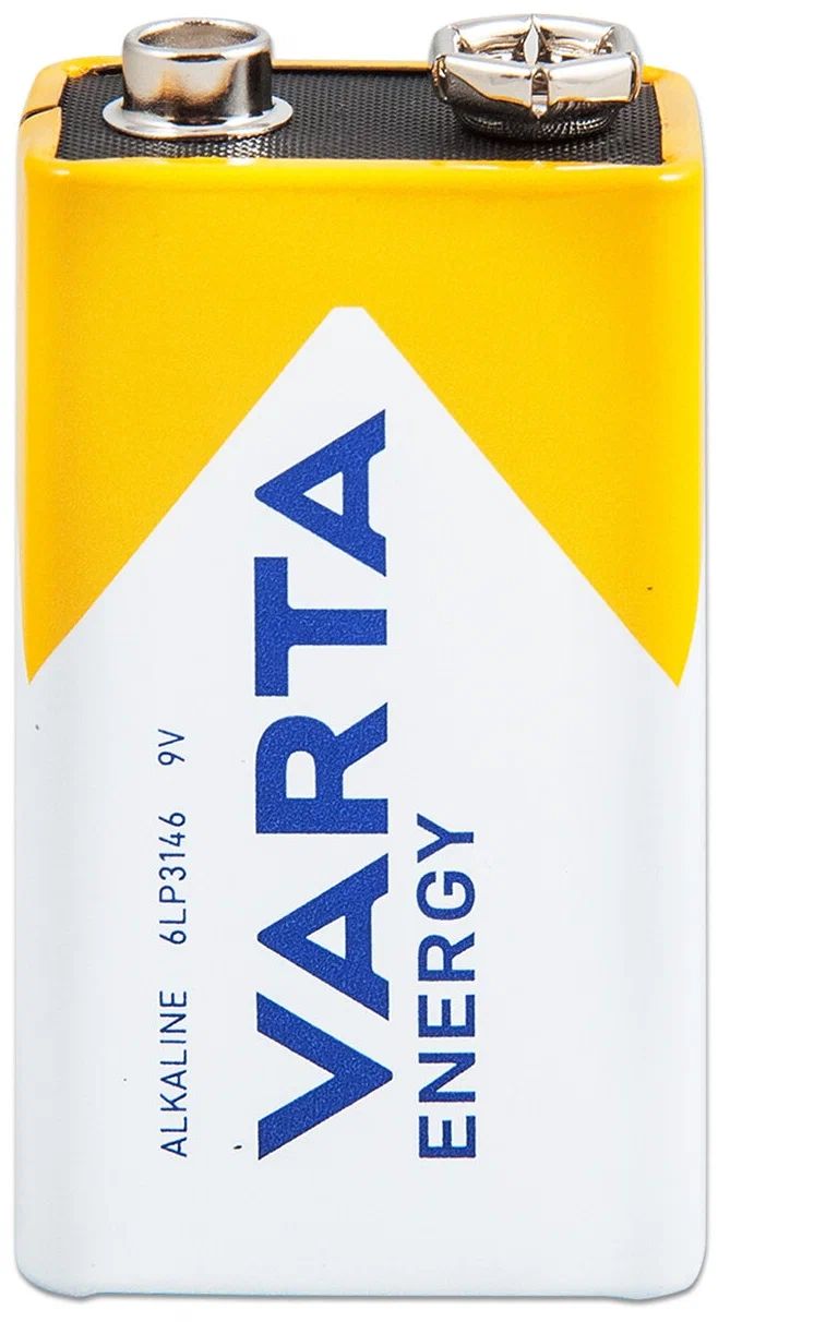 БатарейкащелочнаяVARTAEnergy6LR61/9V(1шт),крона,4122229411