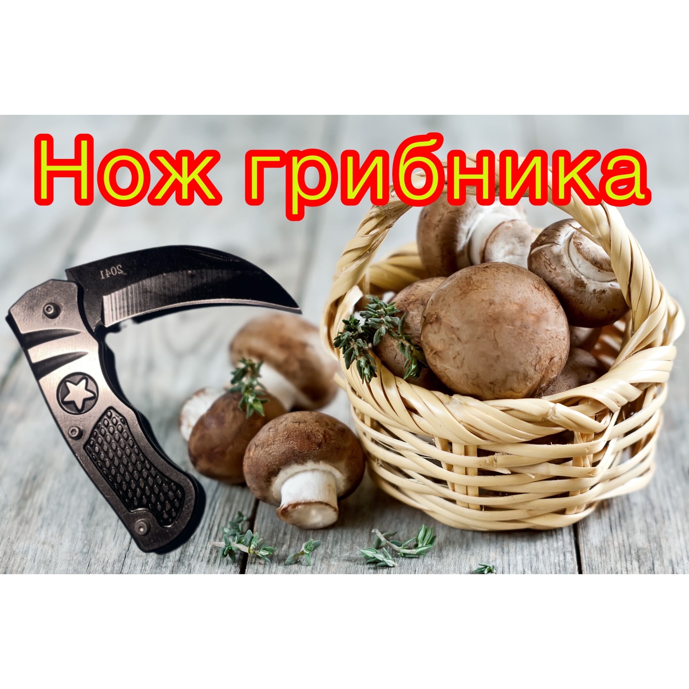 нож грибника складной