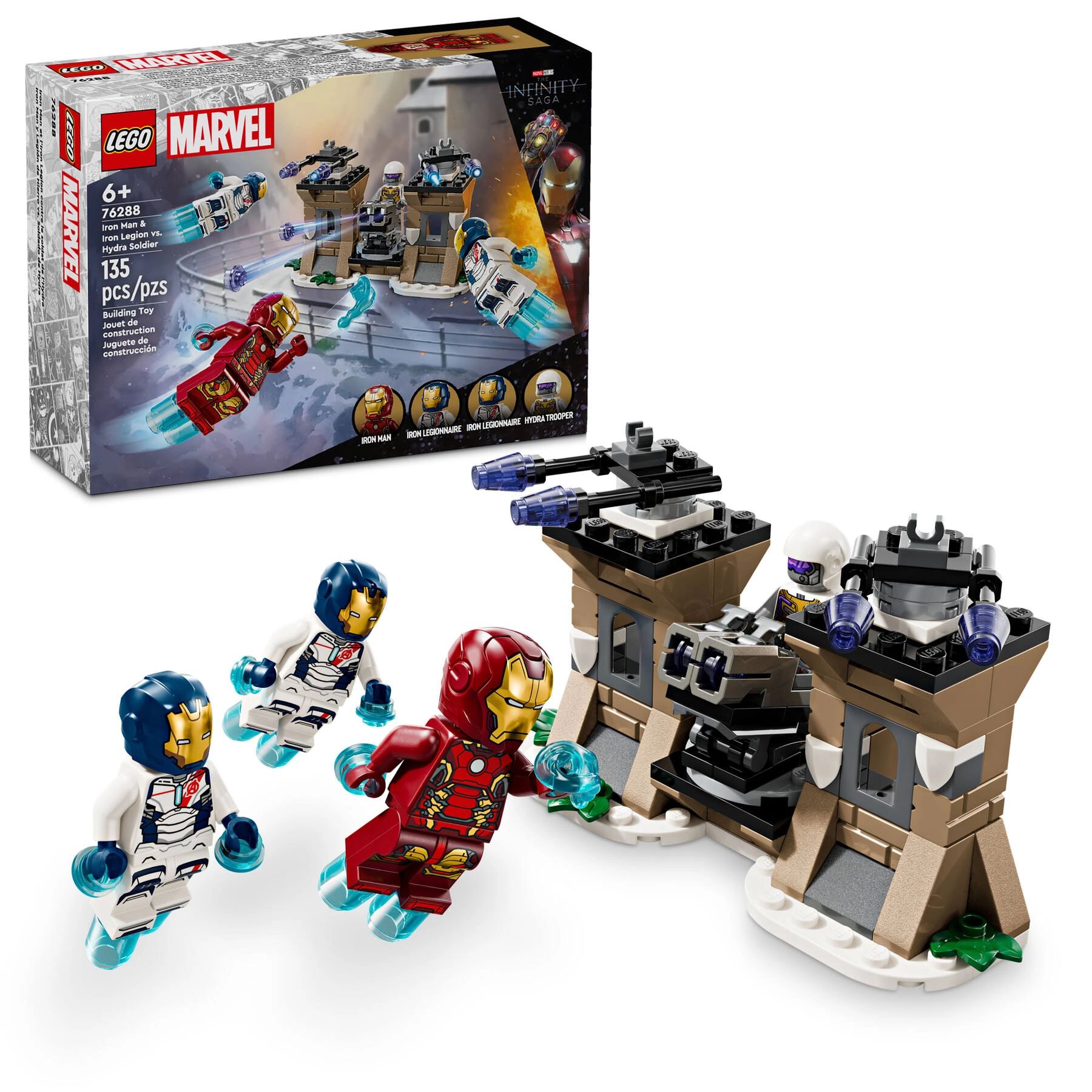 Лего Marvel серия, LEGO 76288 Железный человек и Железный легион против  Солдат Гидры, lego конструктор для мальчика, лего для девочек купить на  OZON по низкой цене (1646934207)