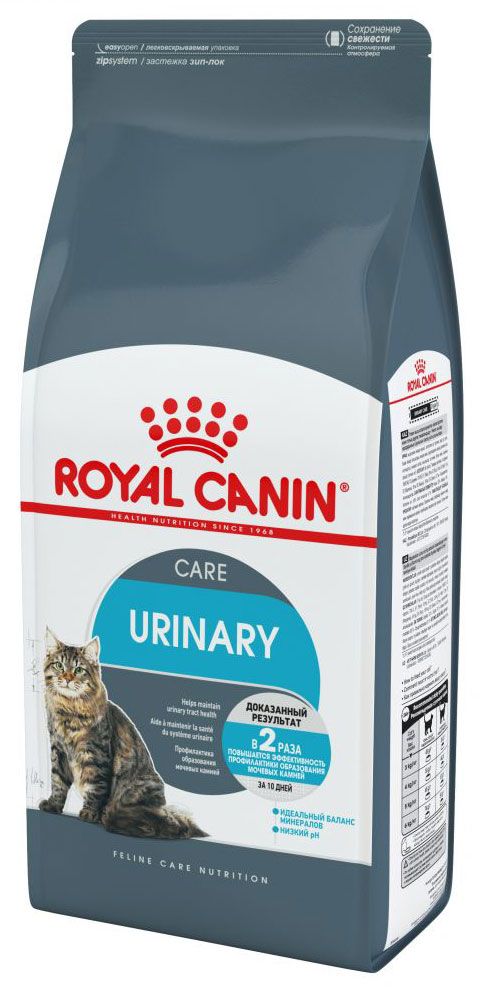 RoyalCaninUrinaryCare(РоялКанинУринариКэасовкусомптицы)кормдлявзрослыхкошекпрофилактикаМКБ2кг