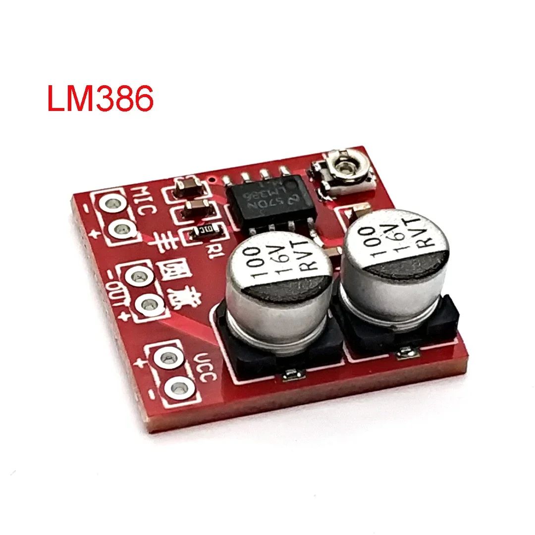 LM386Электретныйусилительплаты/усилительмикрофонаDC4-12V