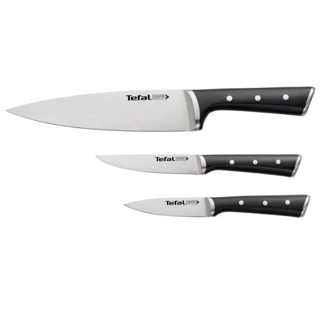 Набор ножей тефаль комфорт. Набор кухонных ножей tefal comfort knives (k221sa14). Tefal k2212s55. Нож tefal ice force. Поварской нож tefal k1210214.