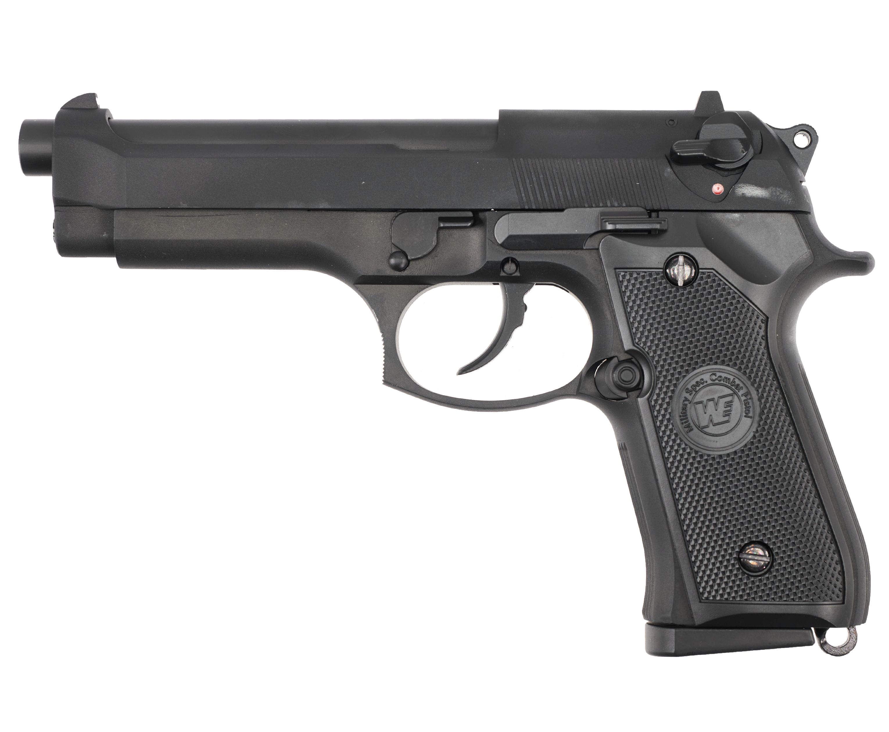 Страйкбольный пистолет WE Beretta M92F (WE-M001-CO2 / CP301, black, CO2)