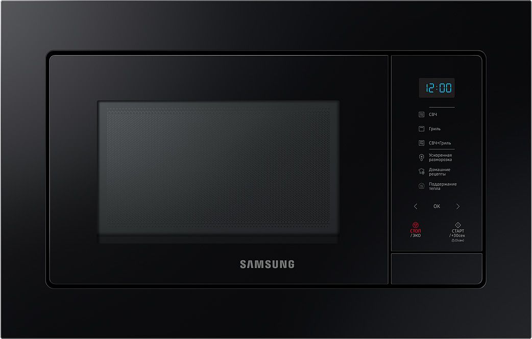 Встраиваемая микроволновая печь Samsung MG23A7118AK/BW