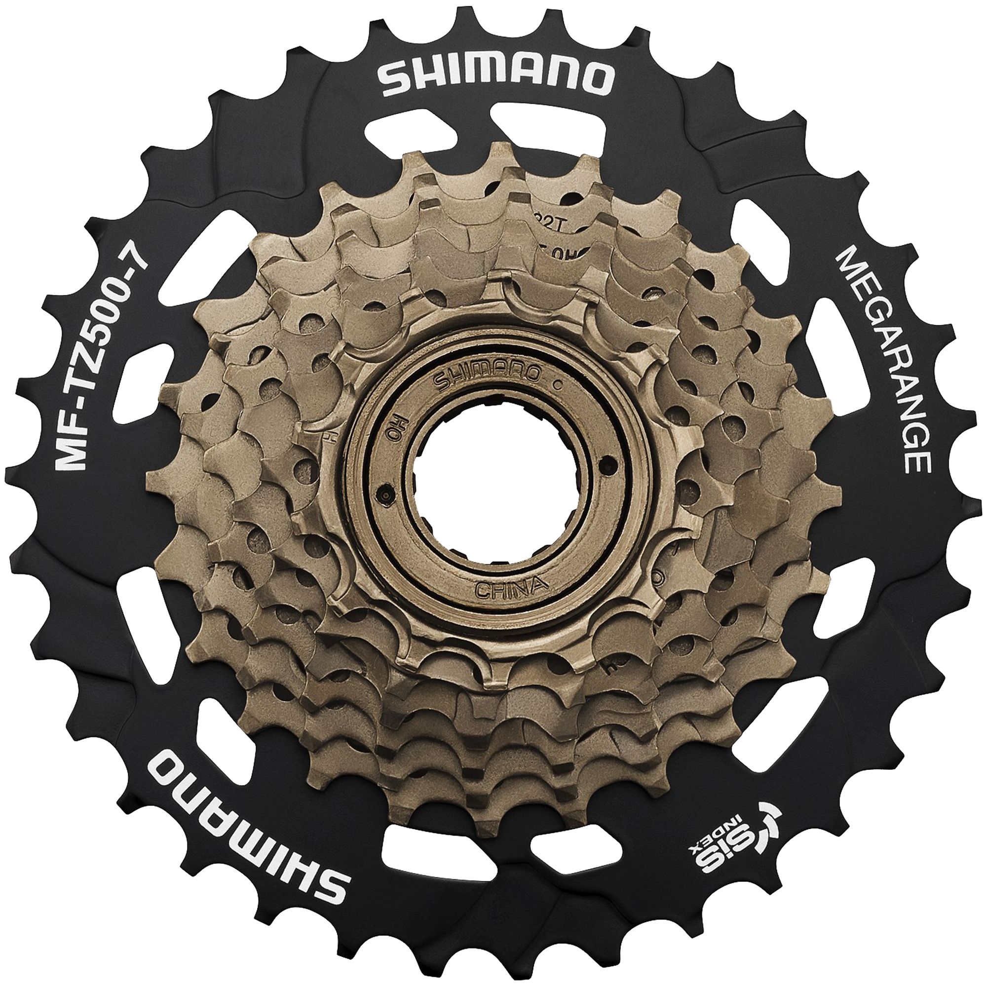 Shimano Трещетка для велосипеда MF-TZ500, 14-34, 7 скоростей, без защиты — Товары для велоспорта