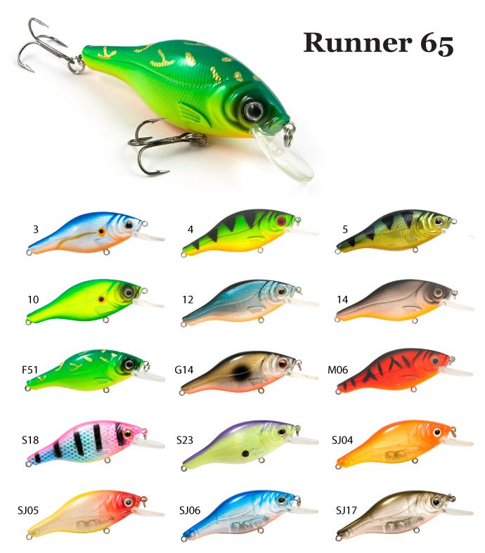 Воблер Raiden Runner 65 9,8гр. SJ04