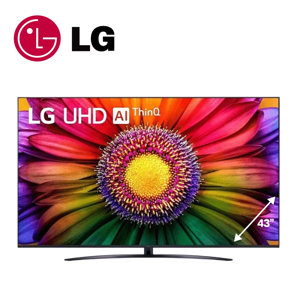 LGТелевизор43UR81006LJ43"4KUHD,черный.Уцененныйтовар