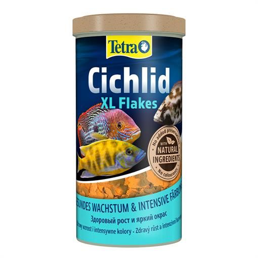 Корм для рыб Tetra Cichlid XL Flakes 1л крупные хлопья