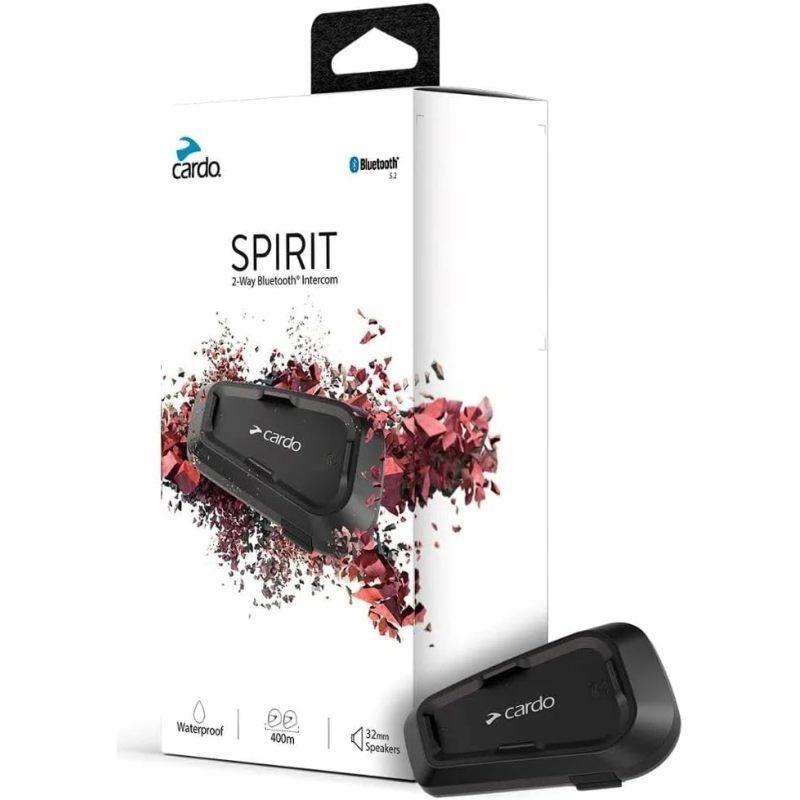 Мотоциклетная Bluetooth-гарнитура Cardo Systems Spirit - Черный